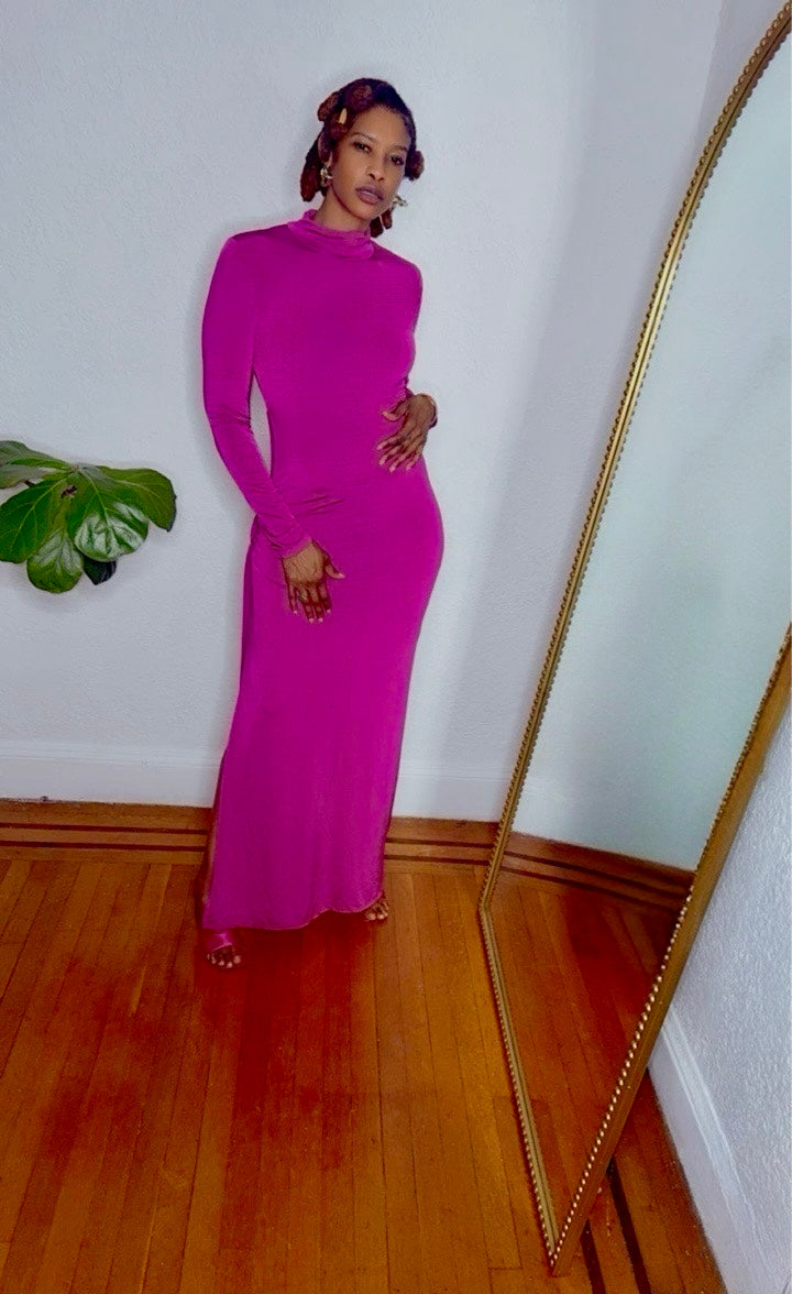 Magenta Muse Maxi Dress