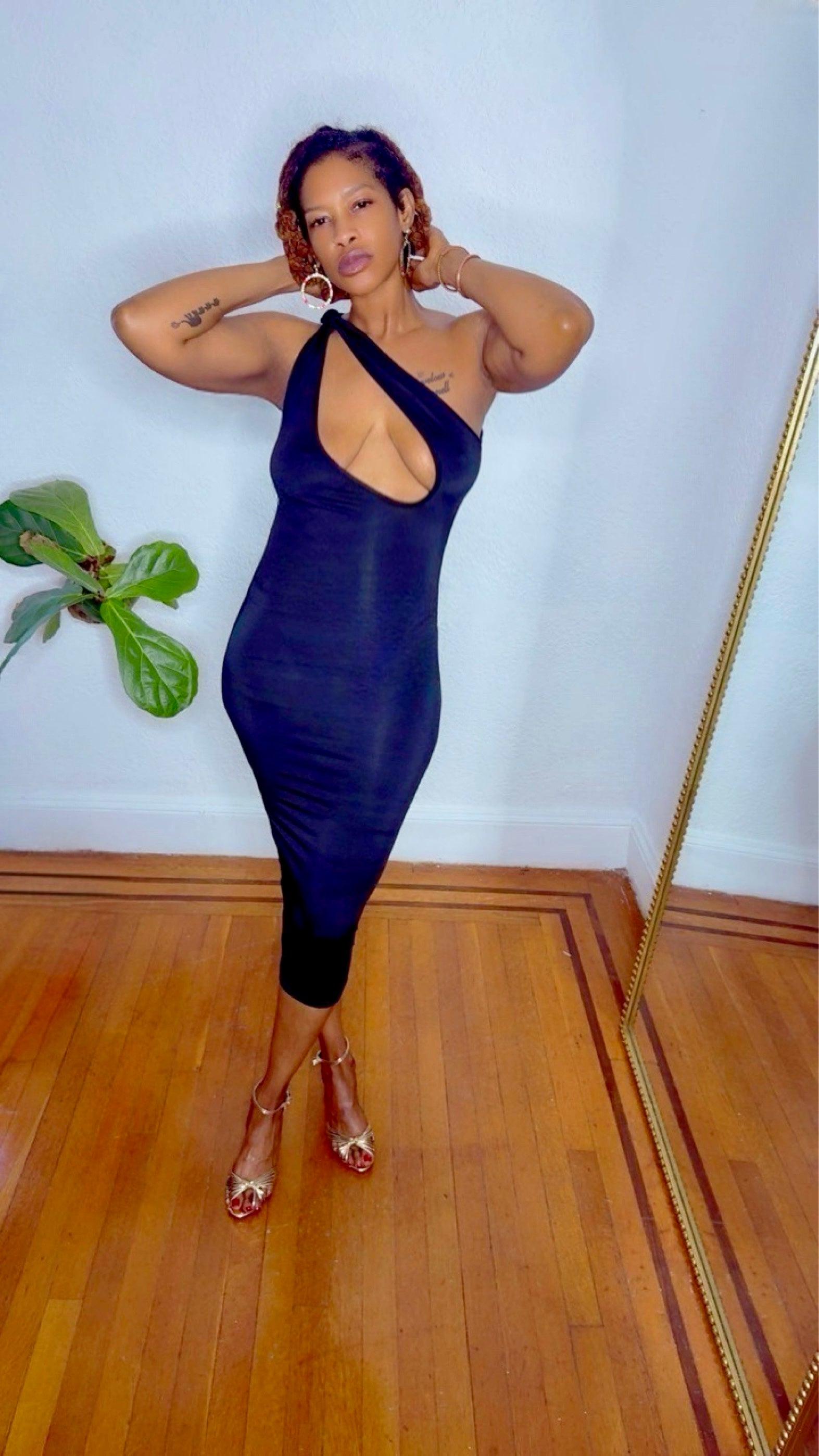 Satin Temptress Dress