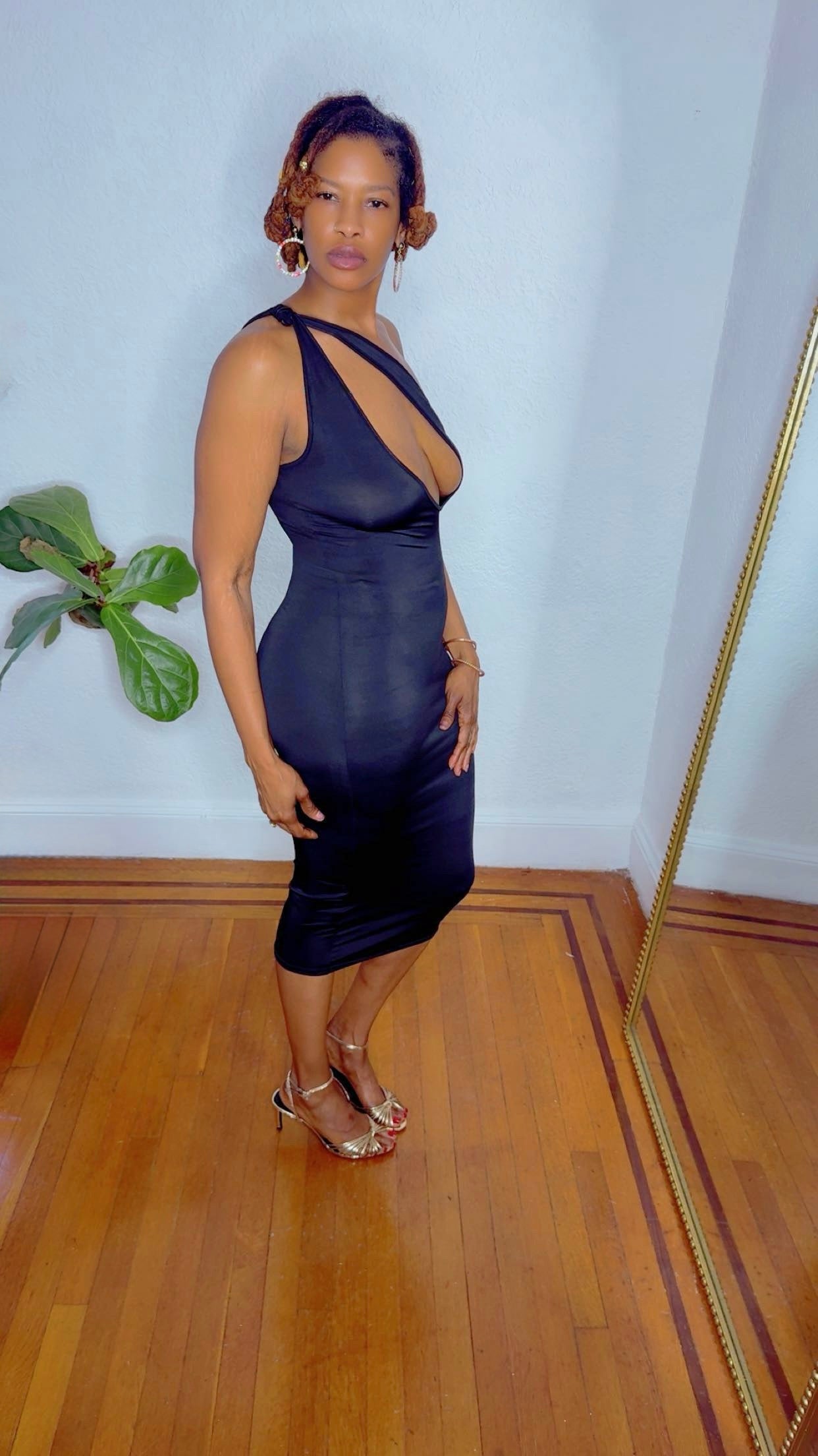 Satin Temptress Dress