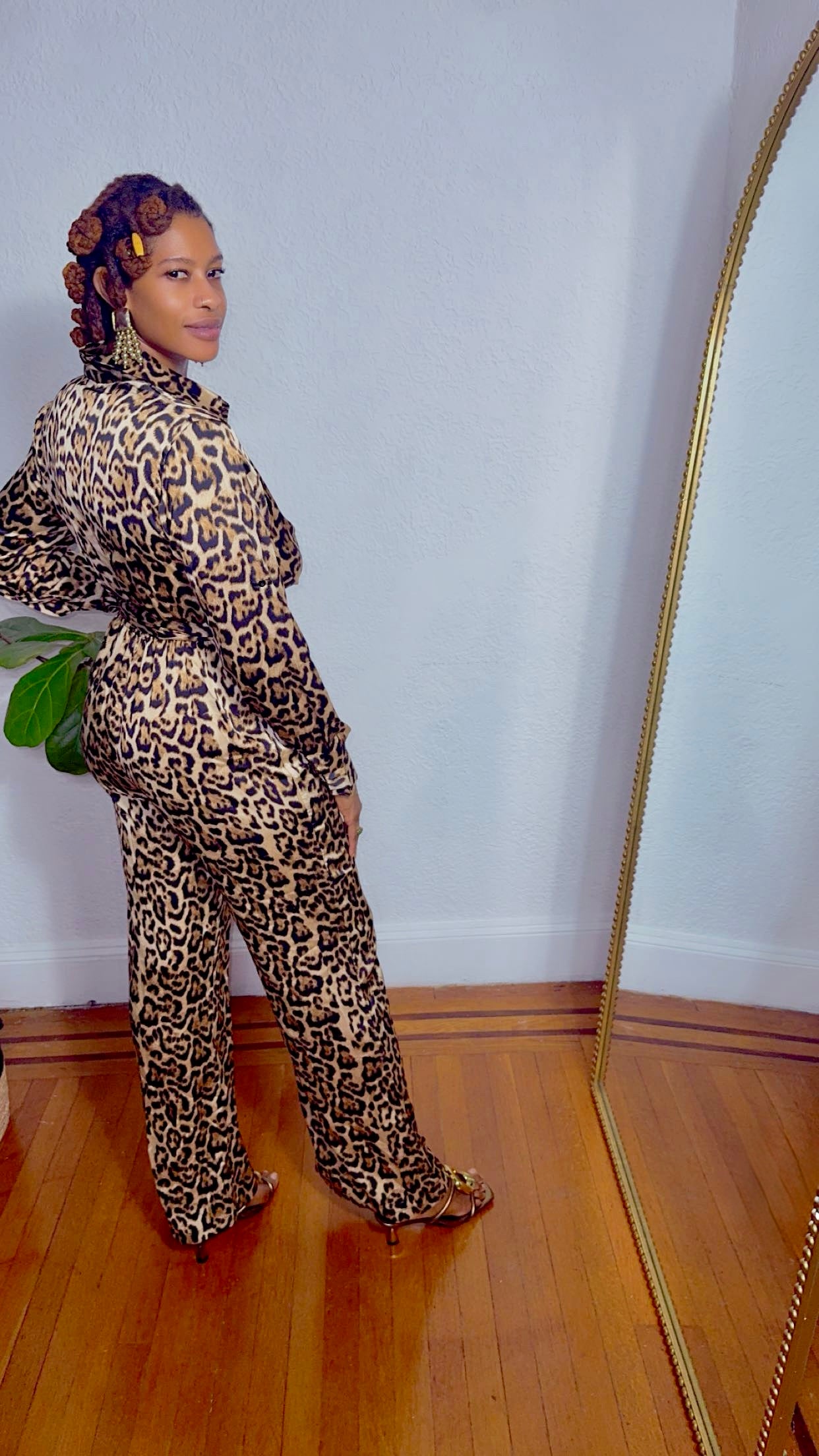 Wild Whispers Wrap Jumpsuit