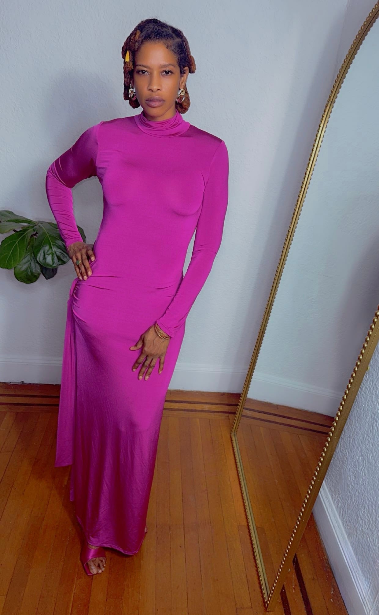 Magenta Muse Maxi Dress