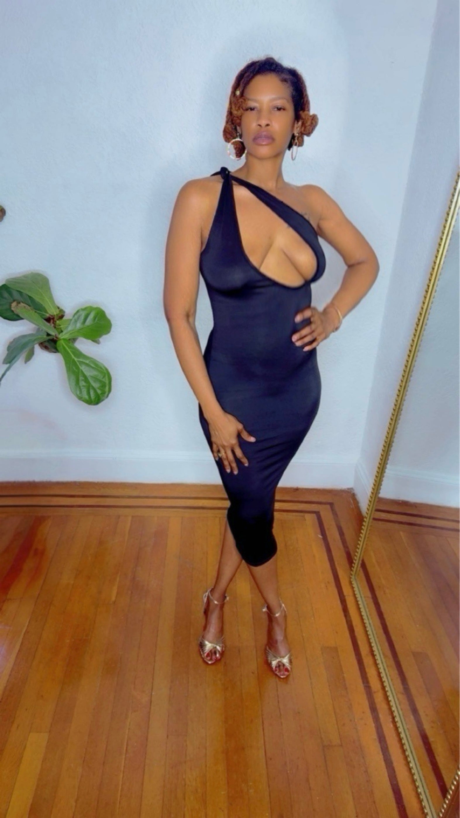 Satin Temptress Dress