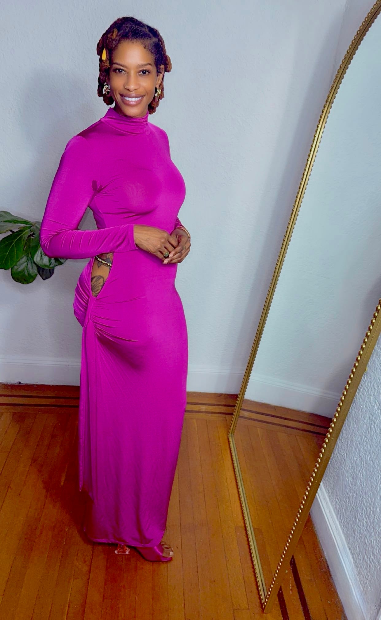 Magenta Muse Maxi Dress