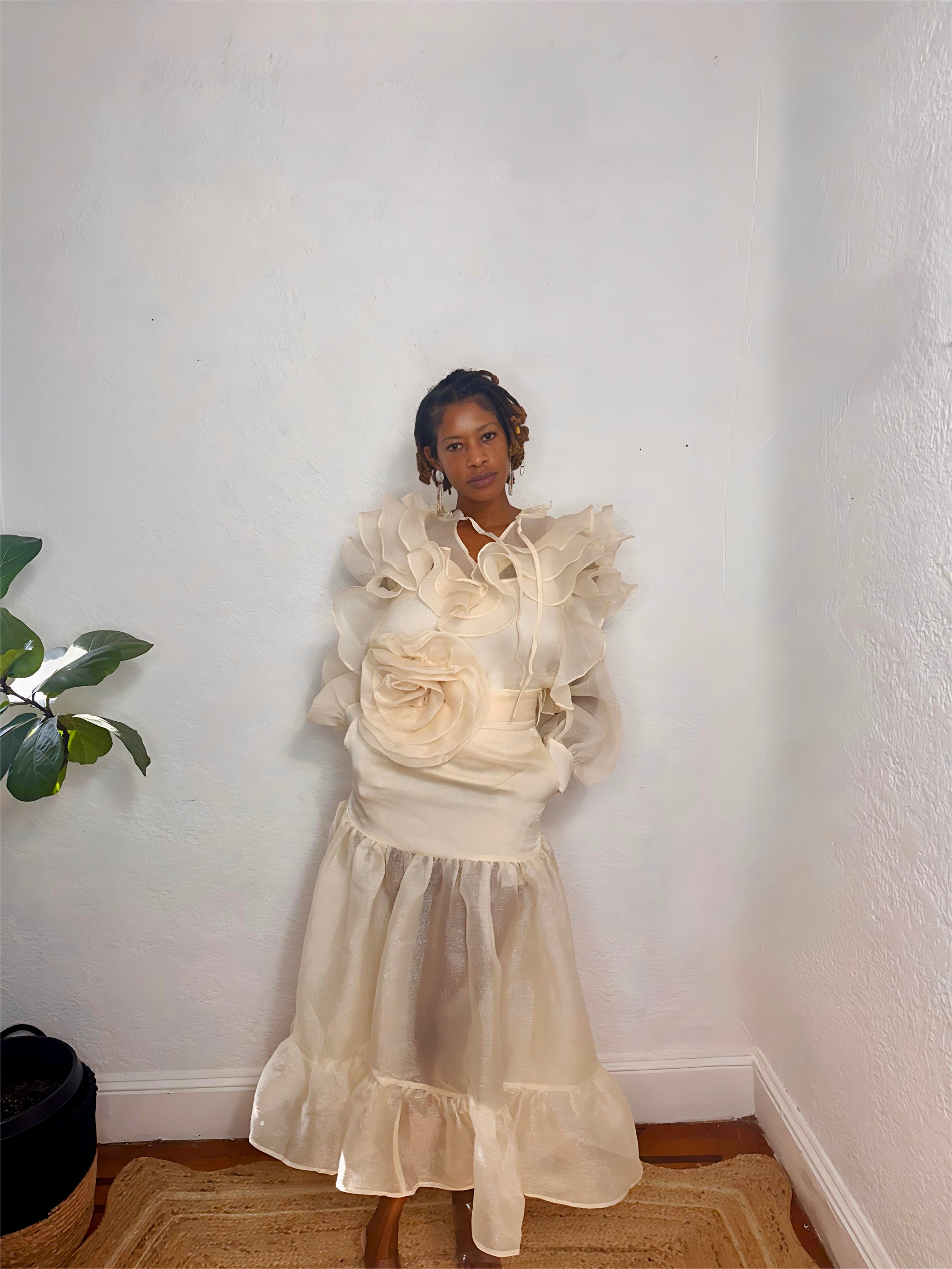 Ruffle Bloom Set – French Vanilla