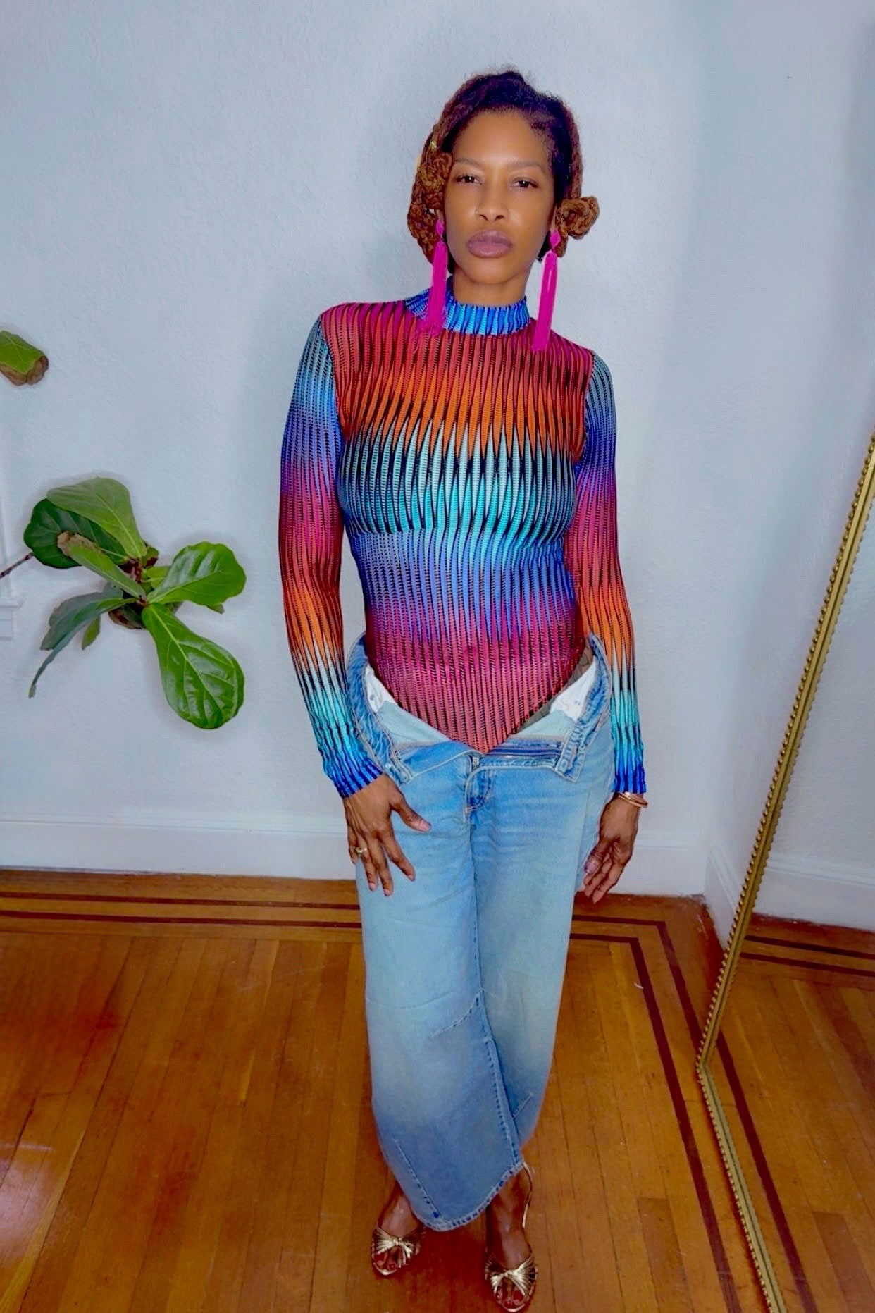 Electric Pulse Mesh Bodysuit